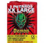 1 paquet de 3 pétards Demon XX Large