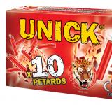 5 paquets de 10 pétards Tigre Unick