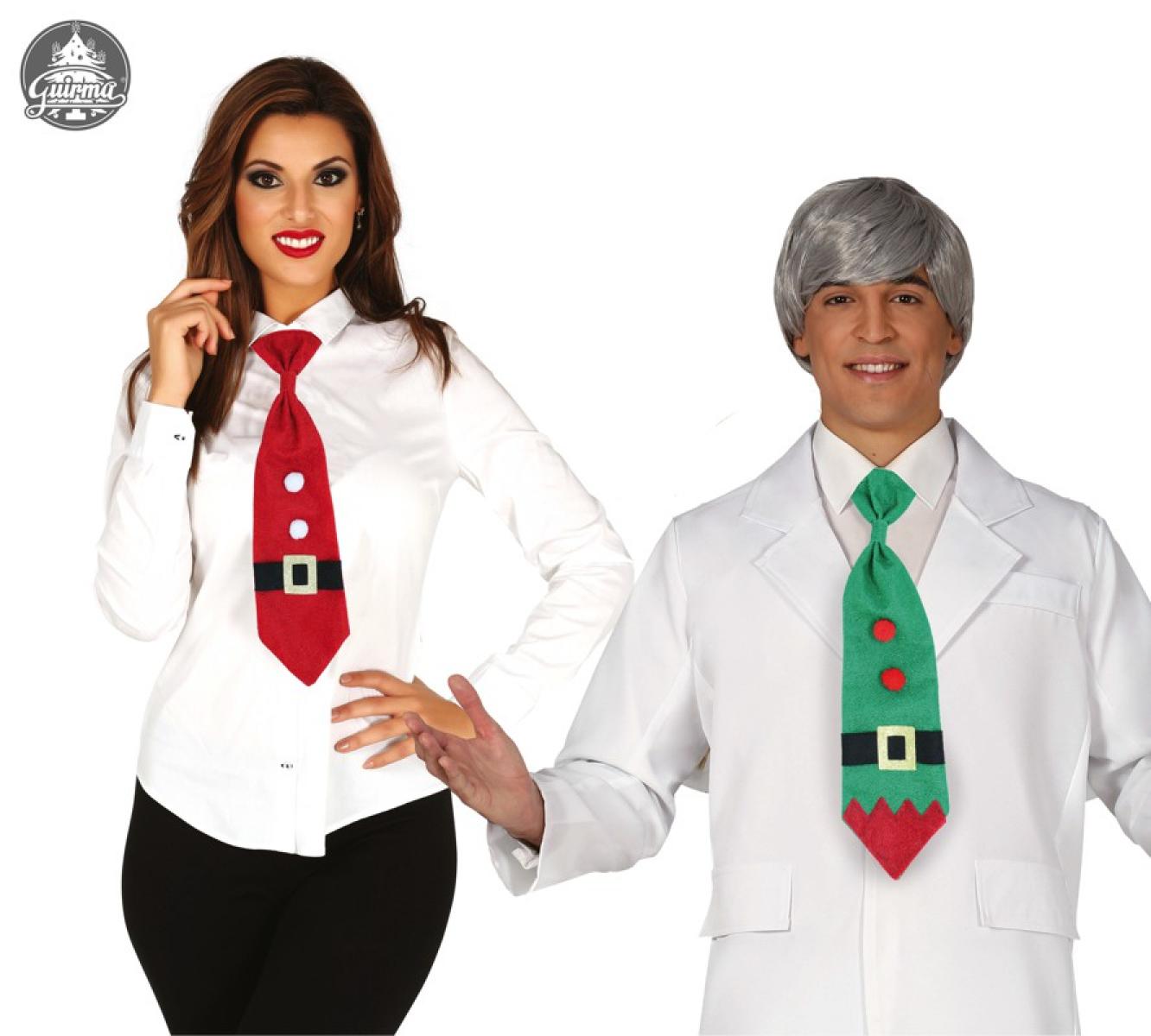 Cravate Noël kitsch adulte