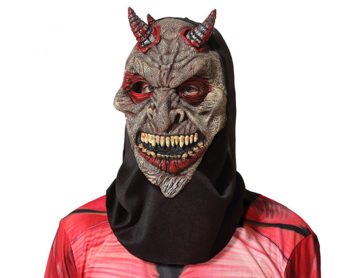 Masque Latex démon diabolique