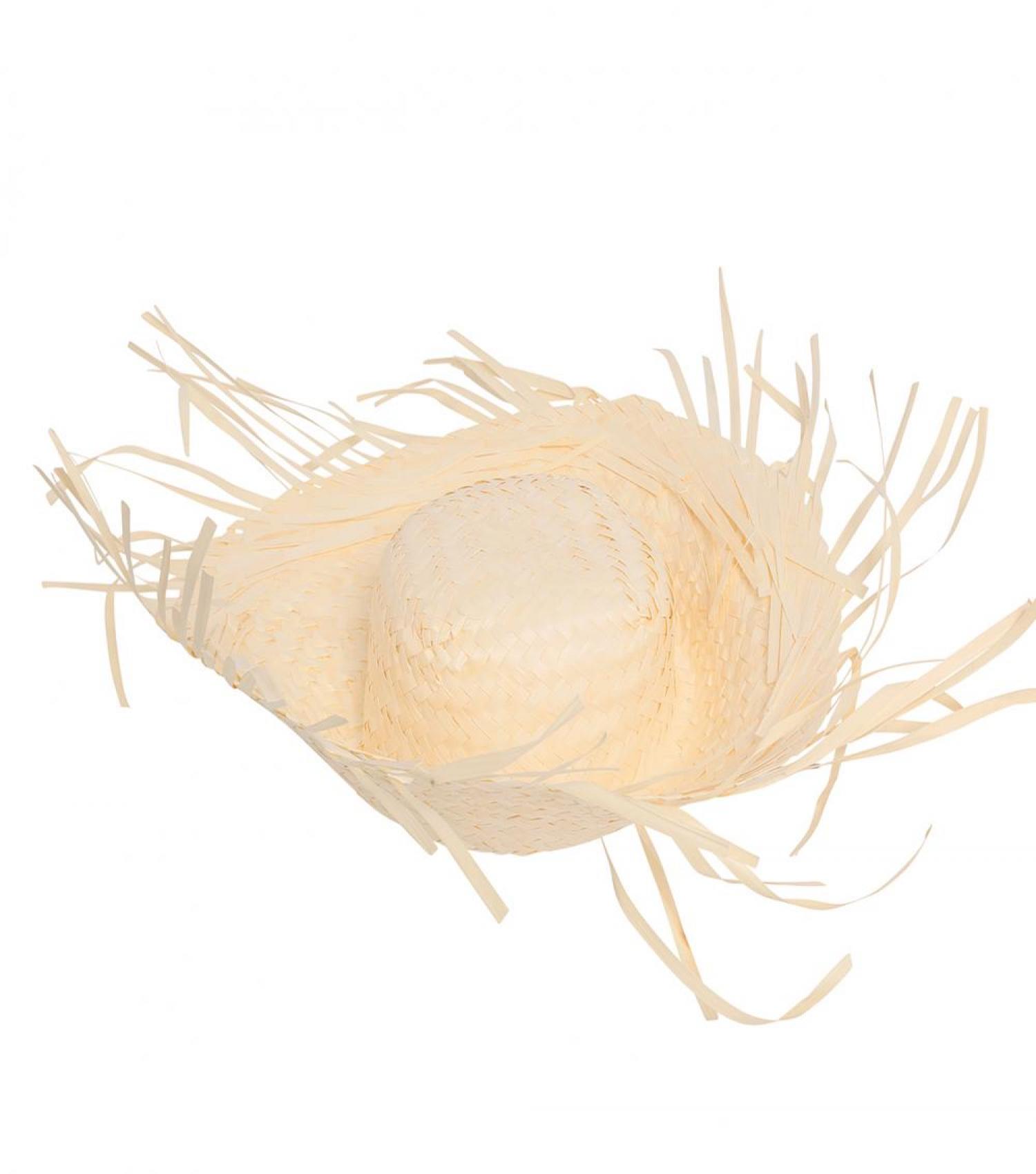 Chapeau hawai paille