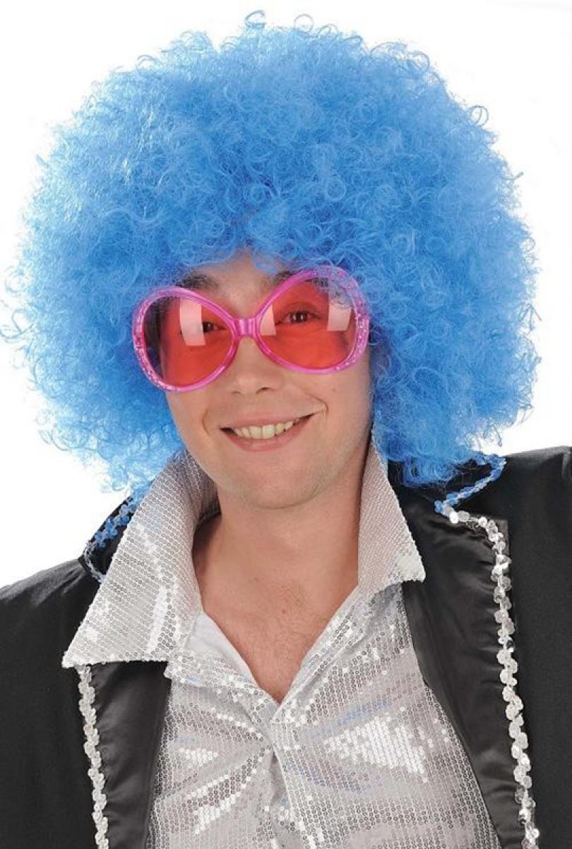 Lunettes disco strass rose (N18)