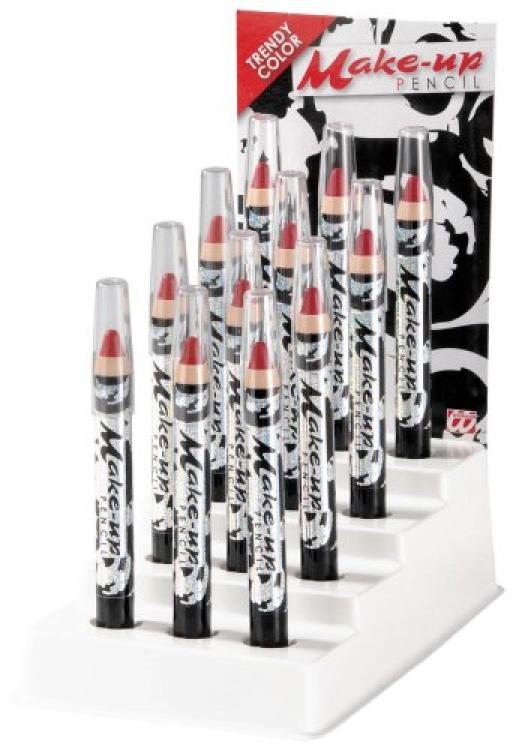 Crayon de maquillage gras rouge