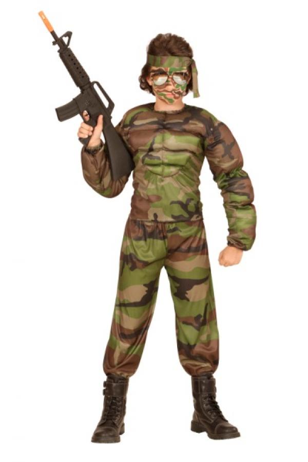 Militaire soldat musclé 5/7 ans