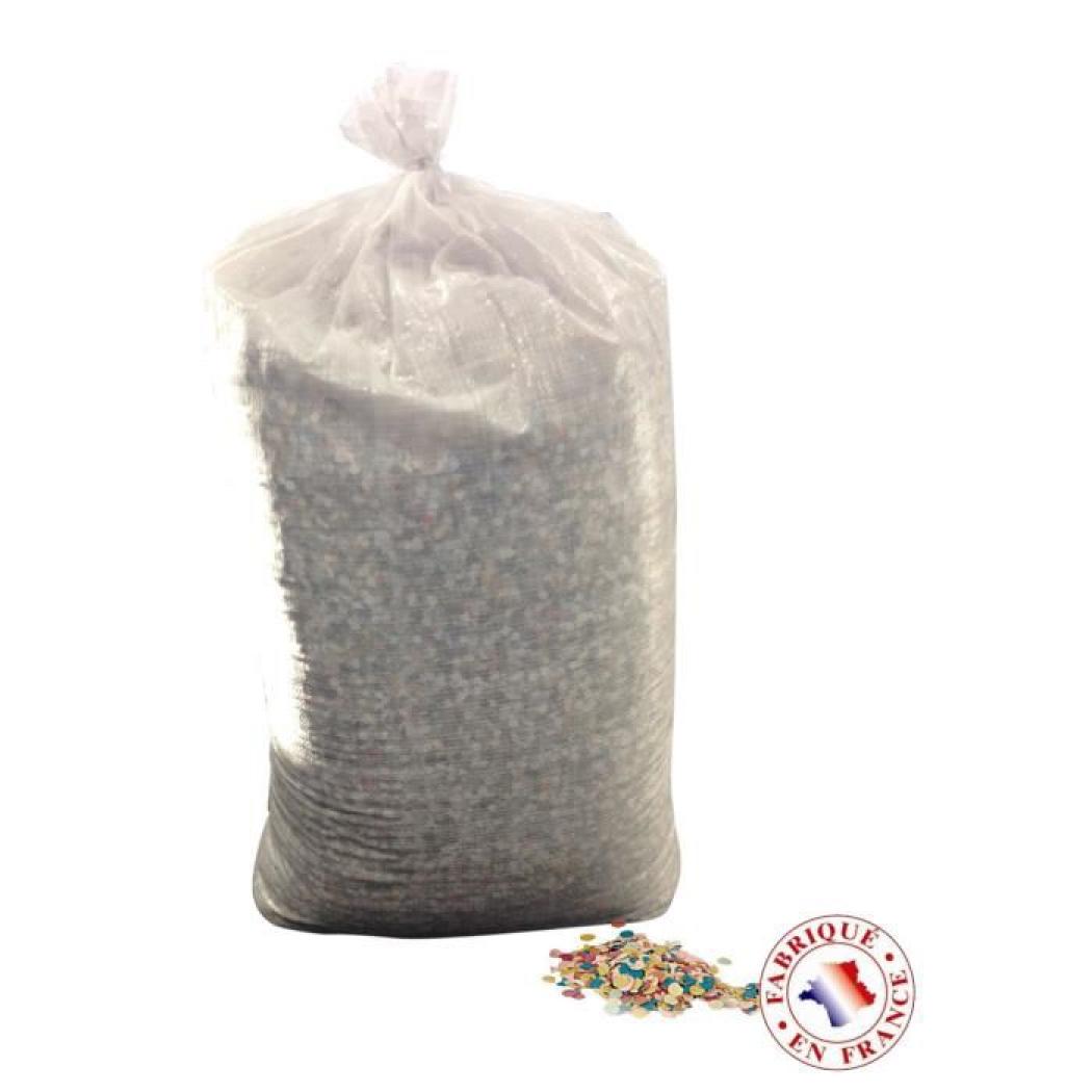 Palette 20 sacs confettis 10kg multicolores luxe biodégradables carnaval corso