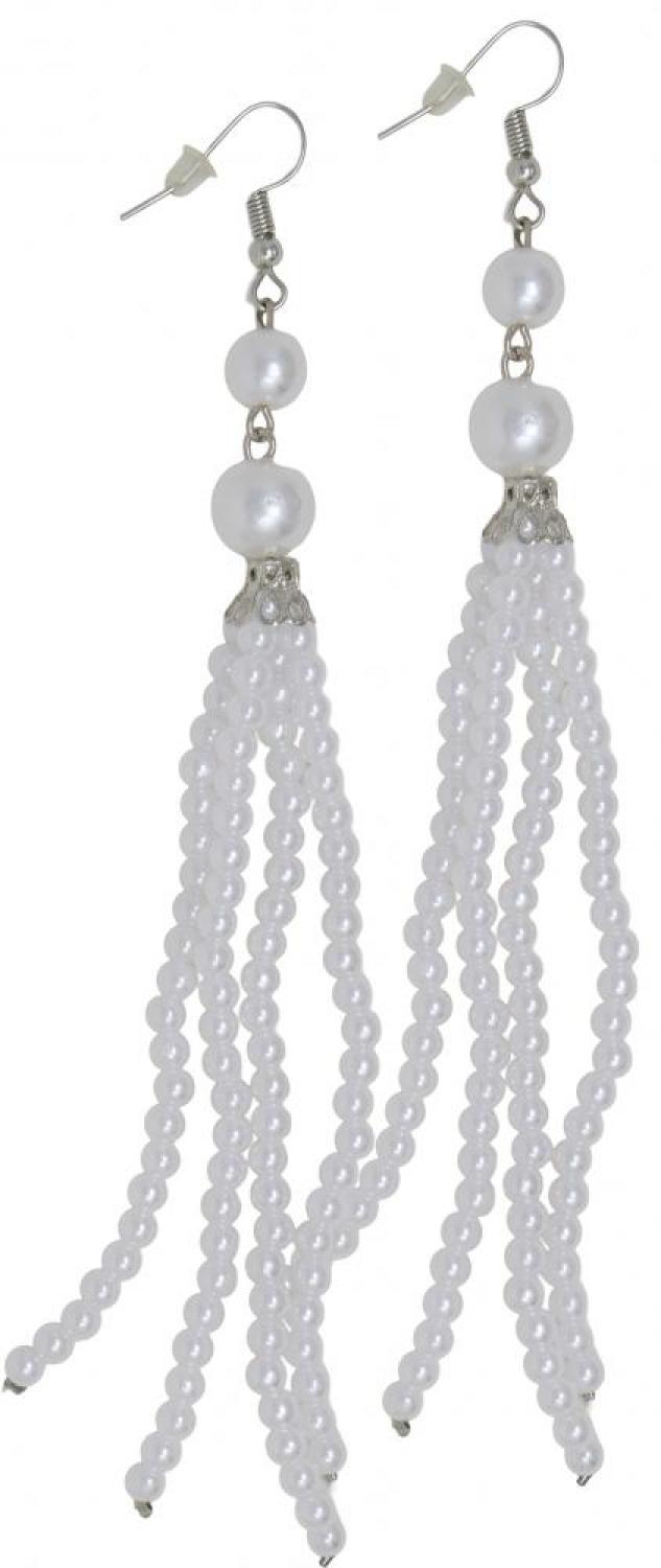 Set charleston avec colliers boucles d'oreille bandeau gants porte cigarette