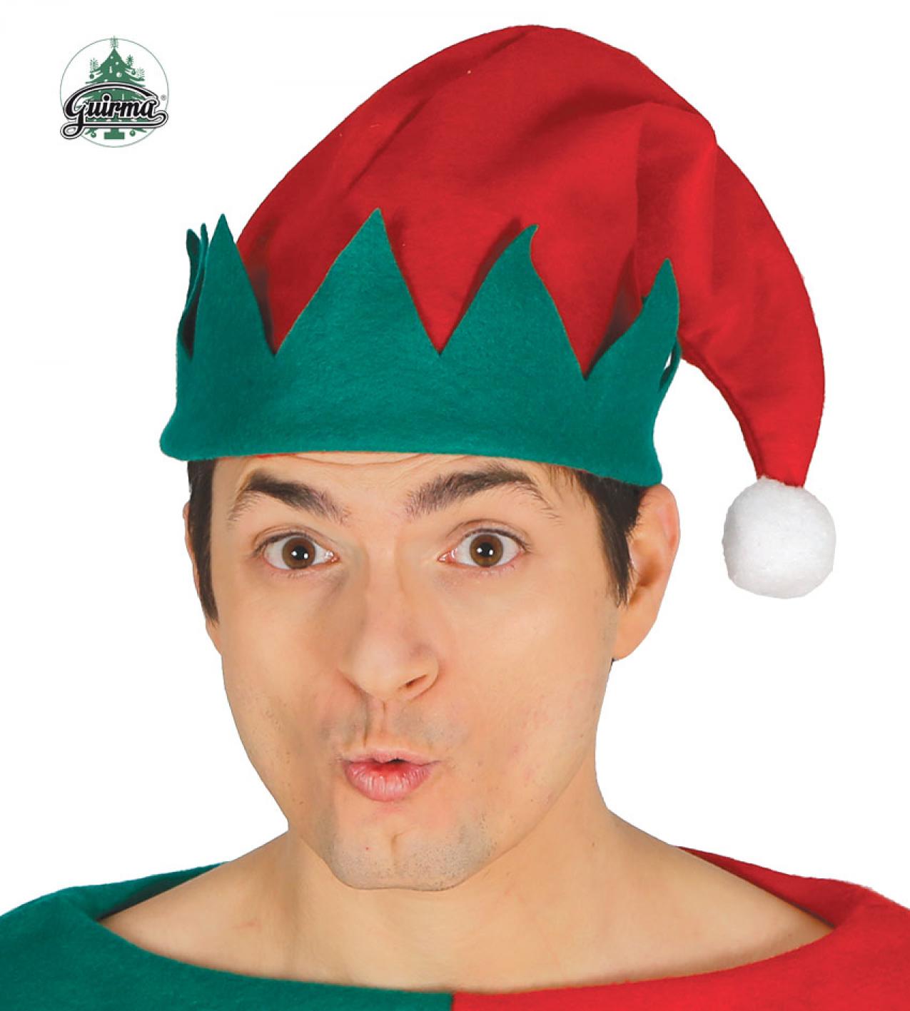 Bonnet d'elfe lutin de Noël