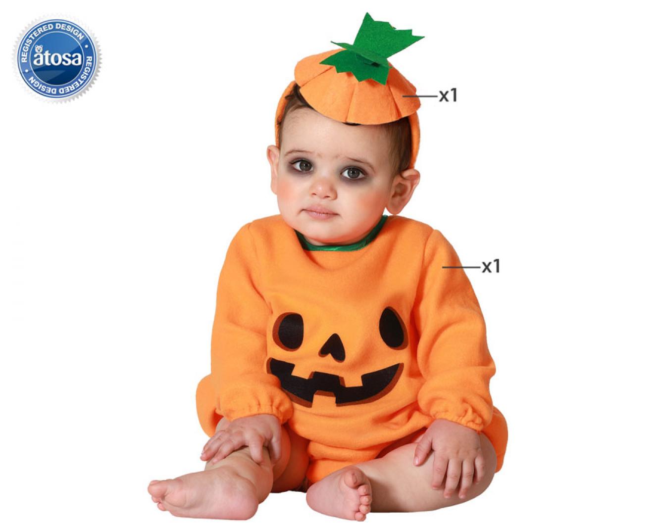 Combinaison citrouille 1/2 ans
