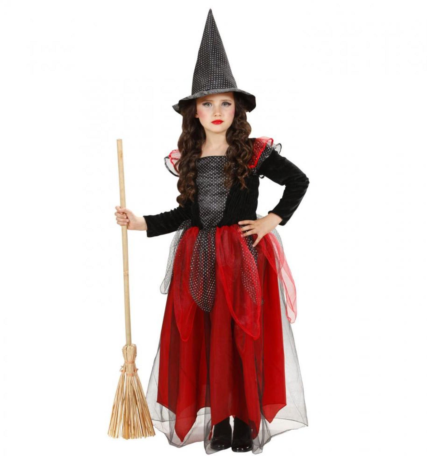 Sorcière de la forêt rouge taille 3/4 ans