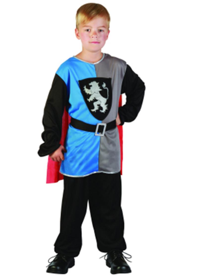 Chevalier Médiéval bleu 5/7 ans