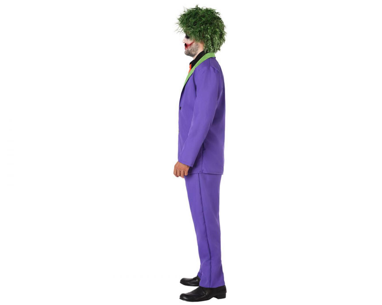 Joker bouffon assassin violet taille M/L