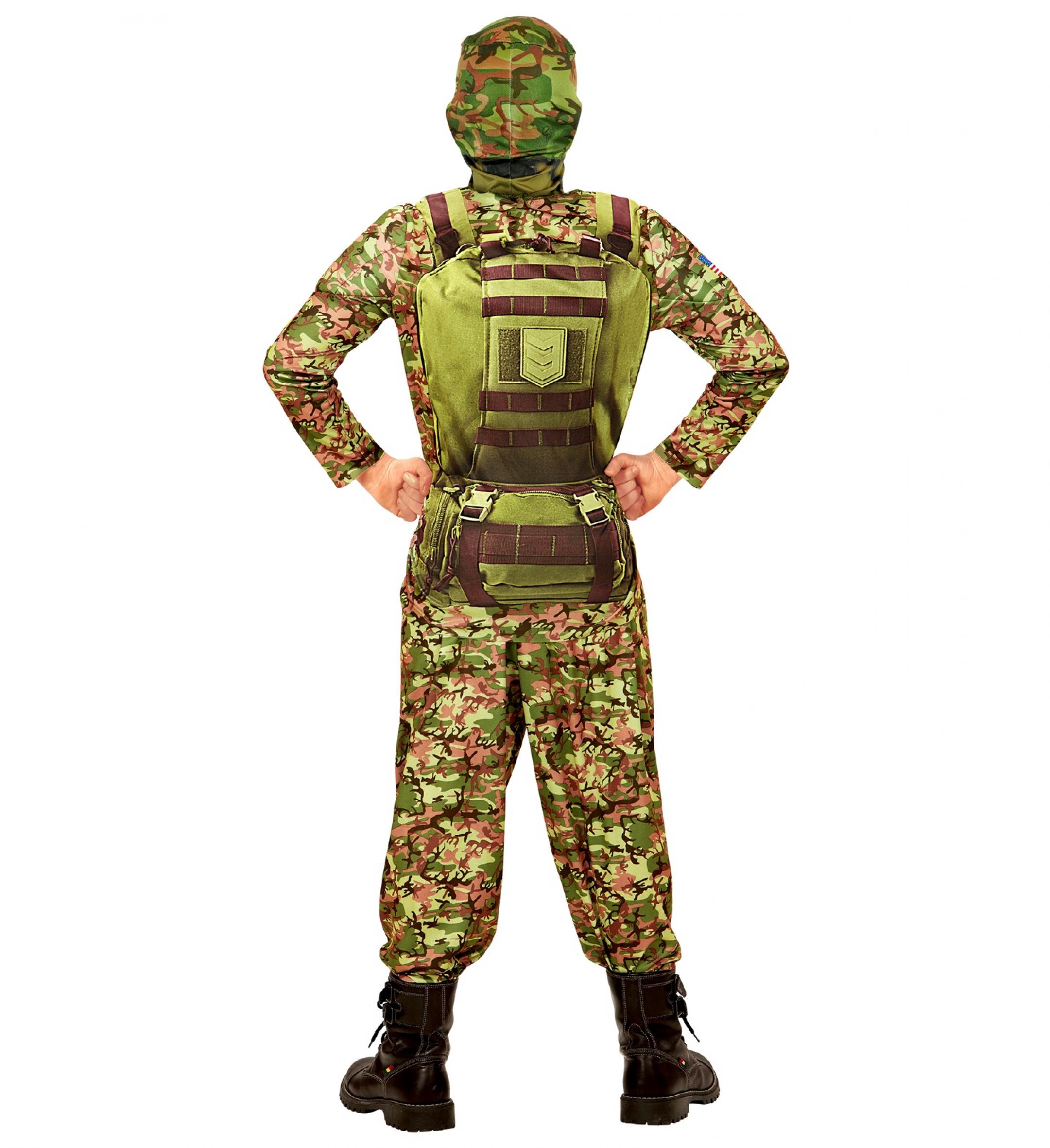 Militaire soldat musclé US Army 11/13 ans