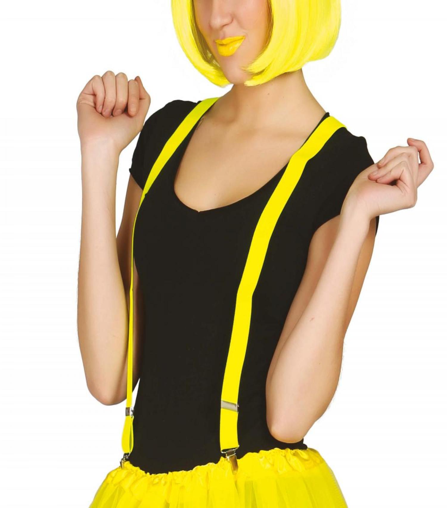 Bretelles fluo jaune