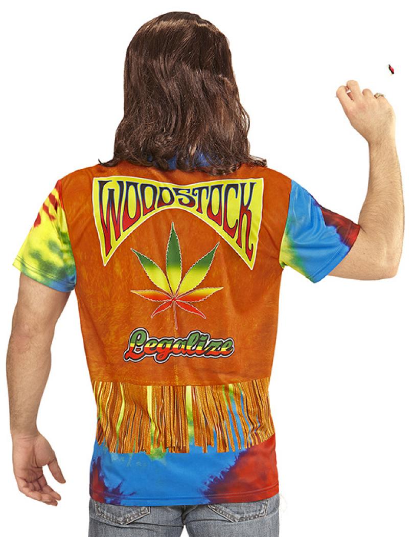Tee shirt hippie homme taille XL