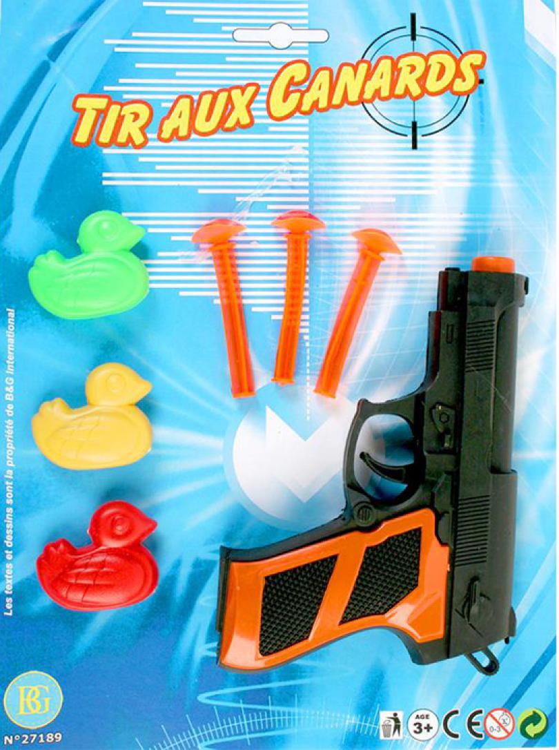 Pistolet 3 flèches et cibles canards (E8-6)