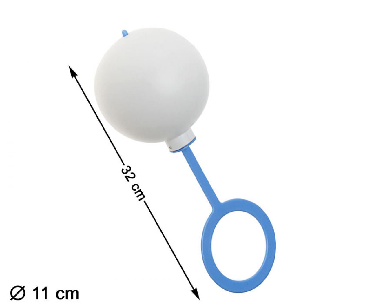 Hochet géant 32cm bleu