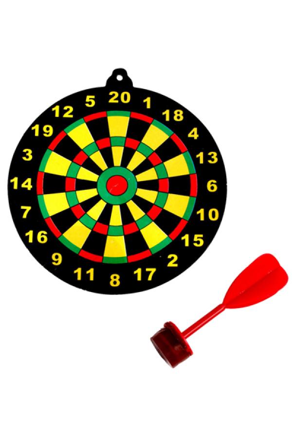 Cible en carton 10,5cm avec flèche (E6-17)