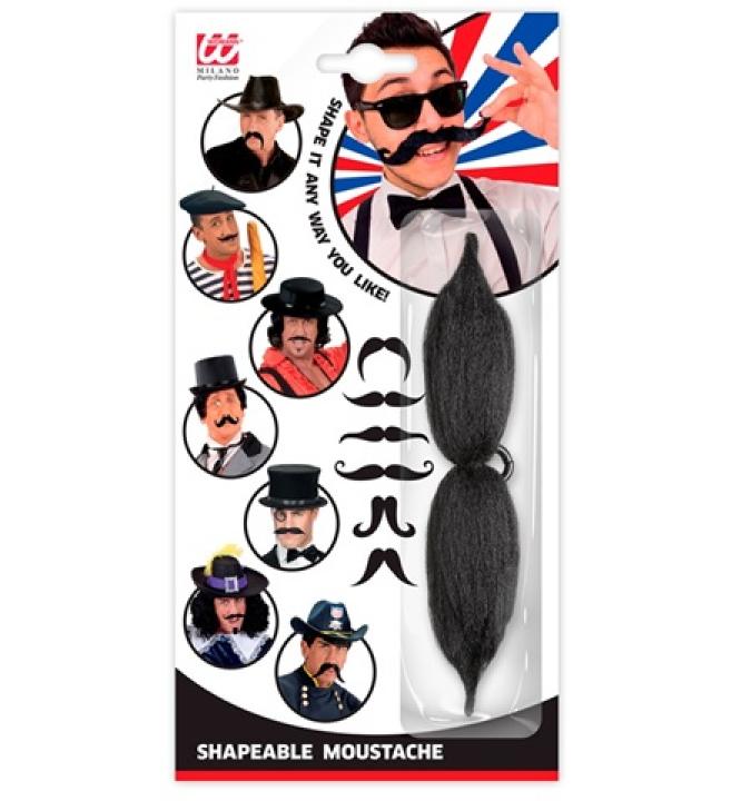 Paire de moustaches modulable 15cm