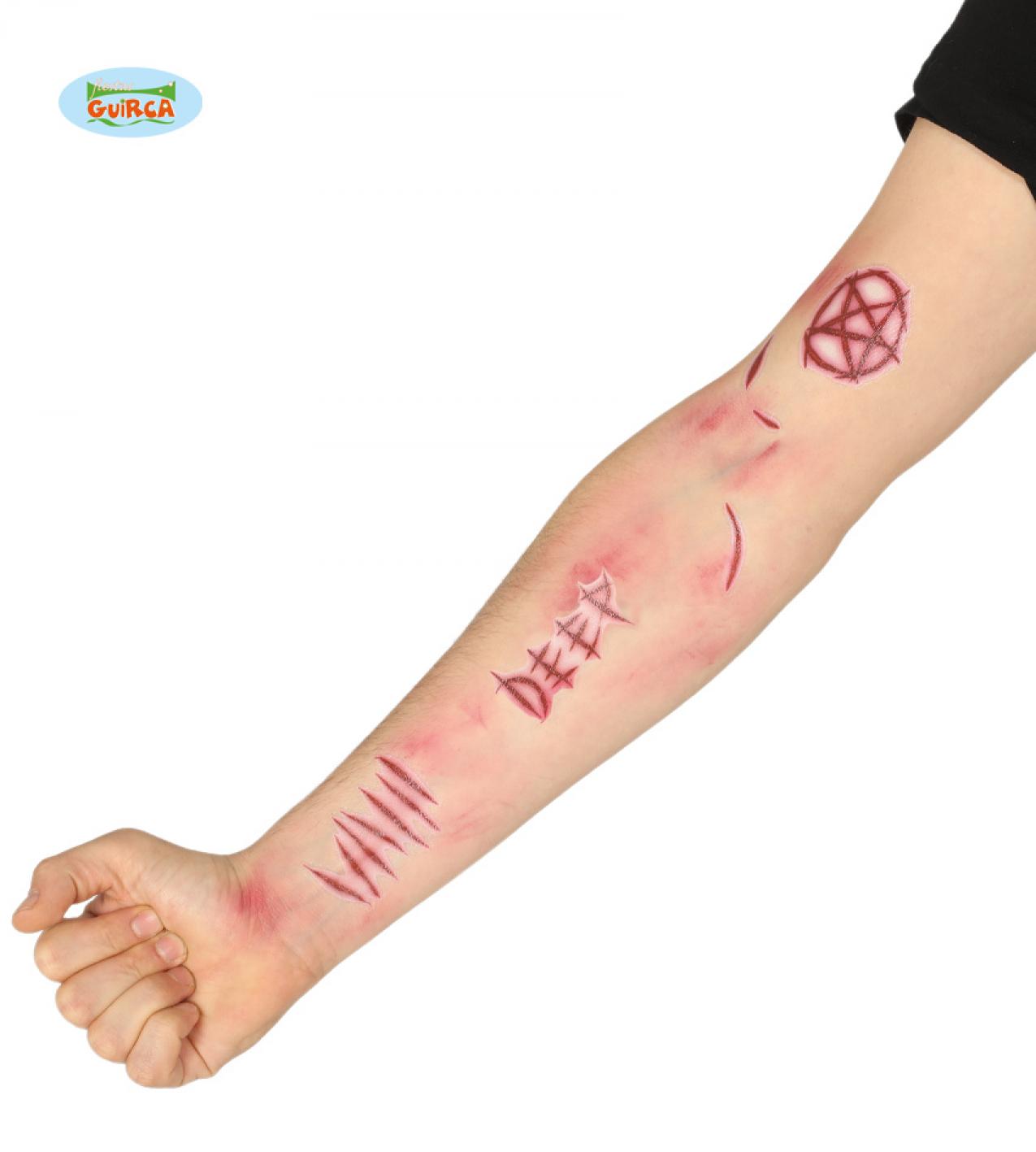 Tatouages blessures démoniaques