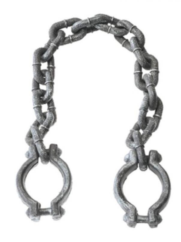 Chaine avec menottes 93 cm