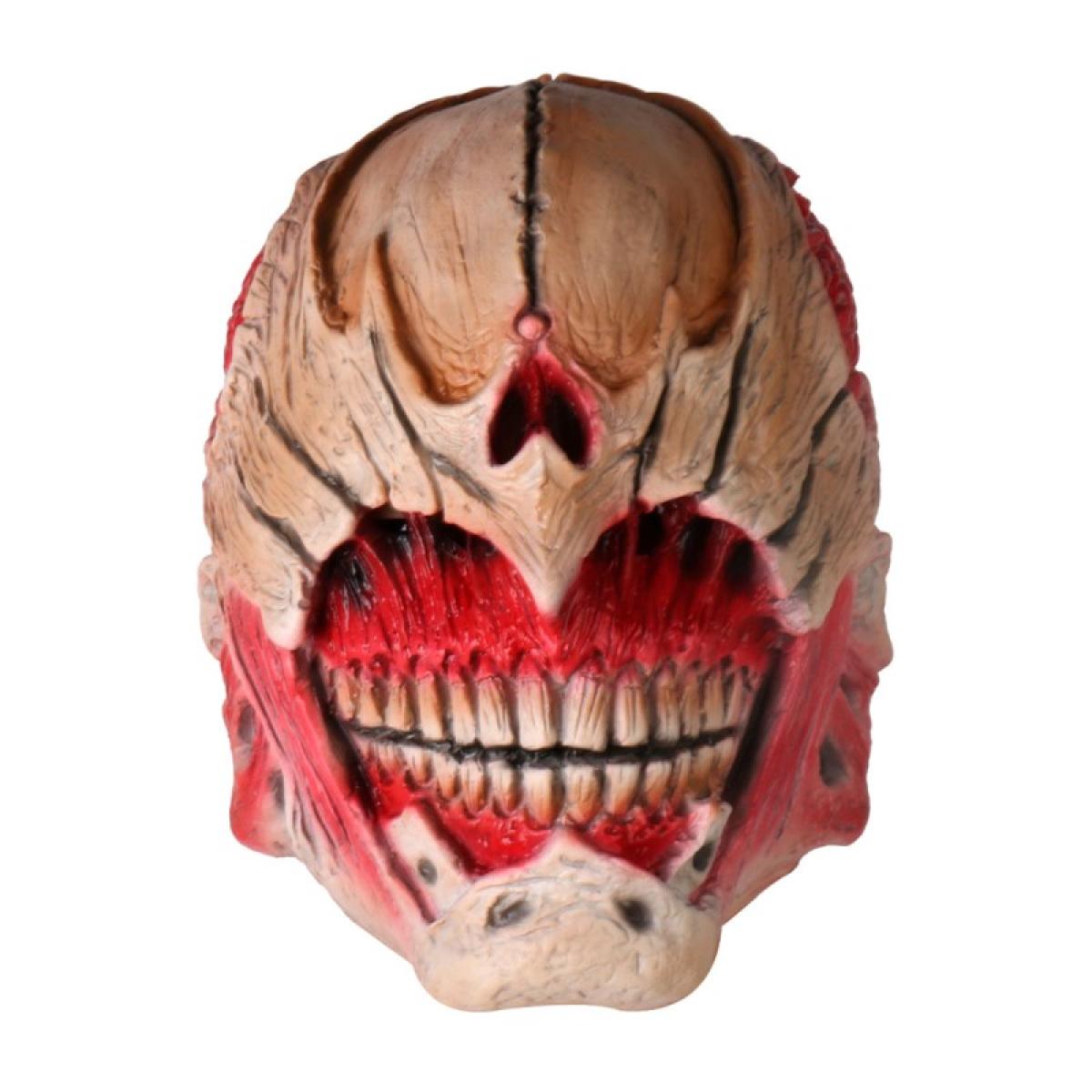 Masque latex intégral zombie alien