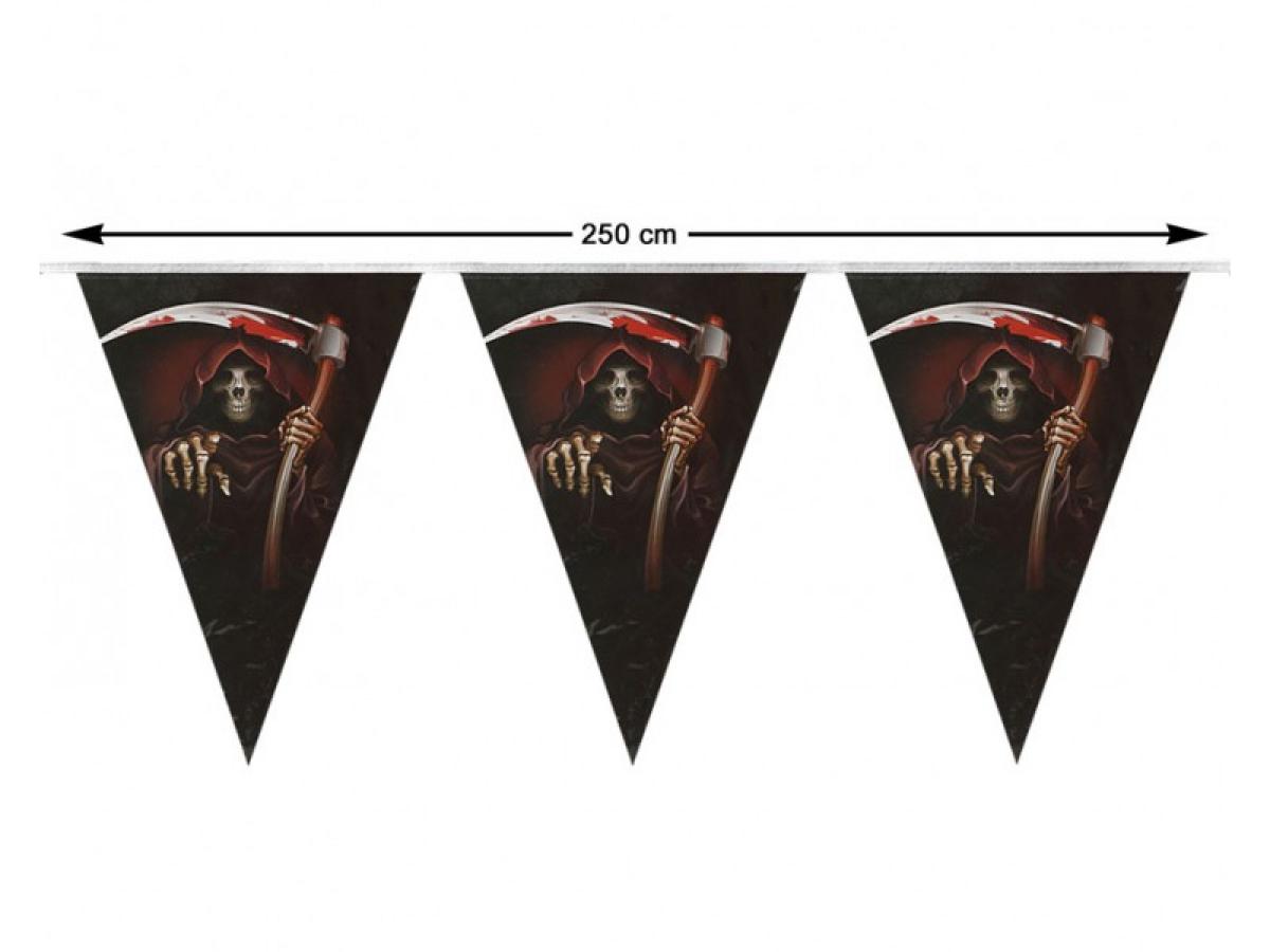 Guirlande Halloween fanions La Mort 2,50m