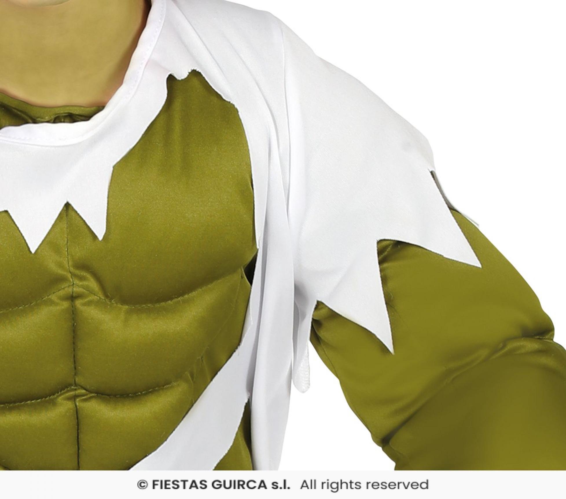 Homme costaud vert Hulk enfant taille 7/9 ans