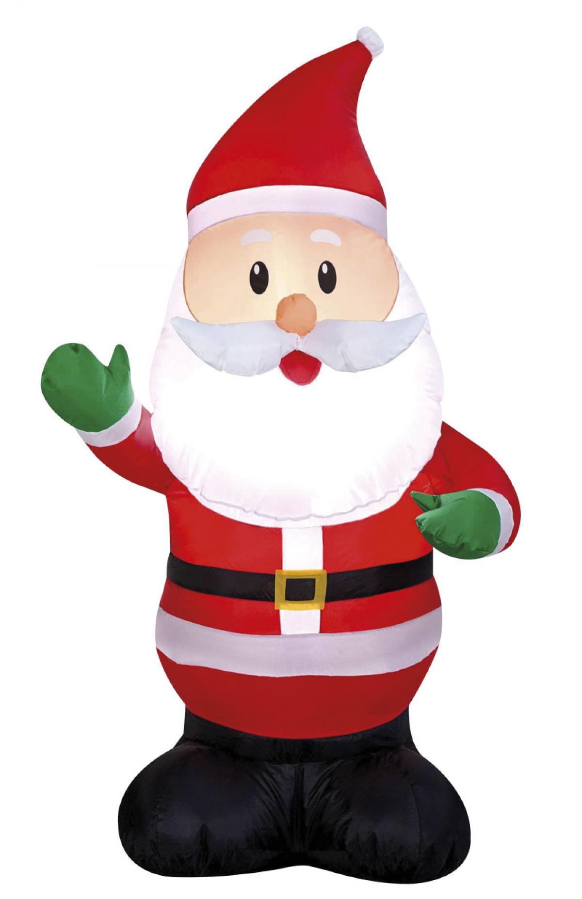 Père Noël gonflable lumineux 120cm