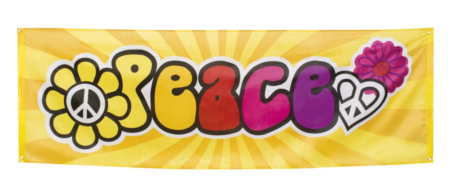 Bannière Peace 74cm x 220cm