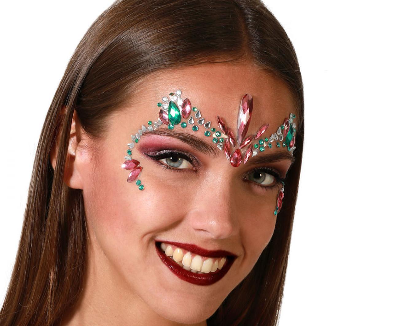 Strass bijoux pour visage