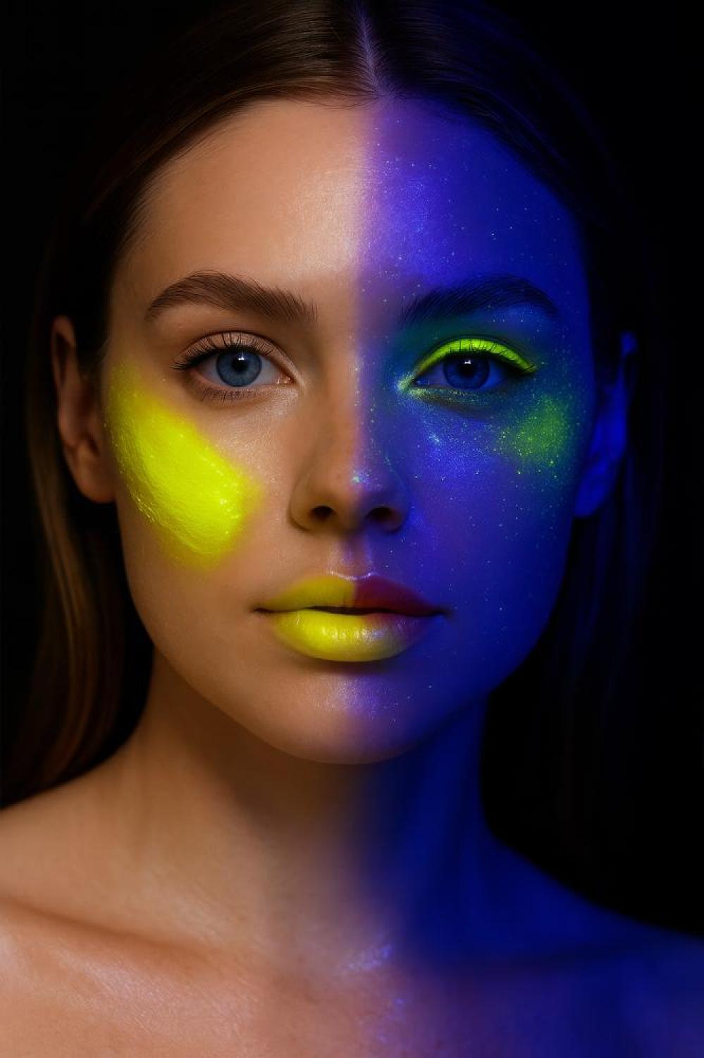 Maquillage fluo jaune 10 ml