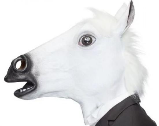 Masque cheval blanc