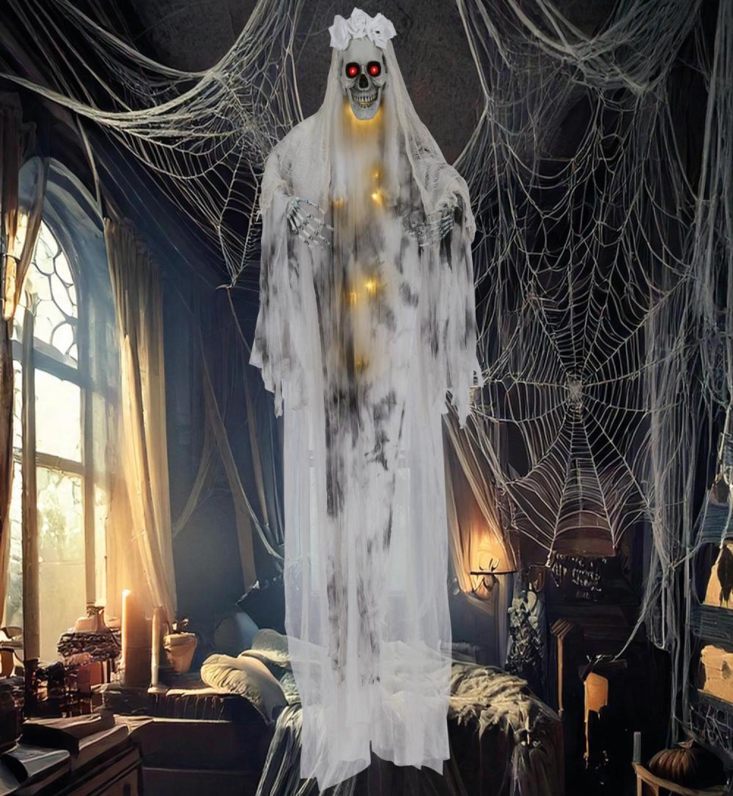 Mariée suspendue lumineuse 180cm