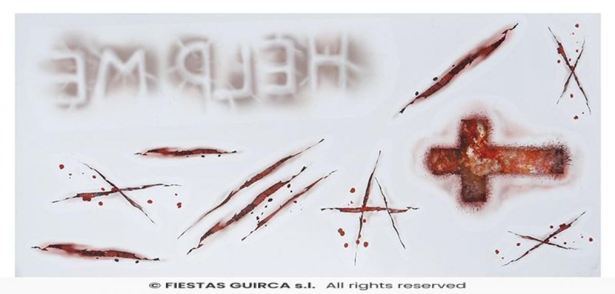 Tatouages blessures possédé