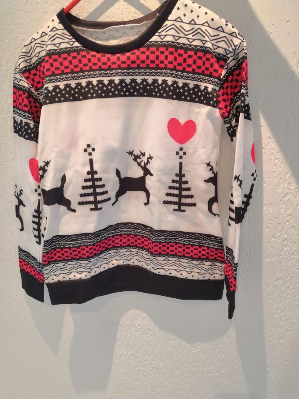 Sweat shirt Noël blanc femme taille 36