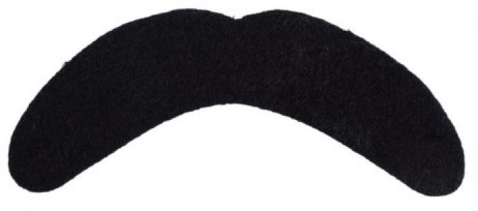 Moustaches adhésive Gentleman / années 70