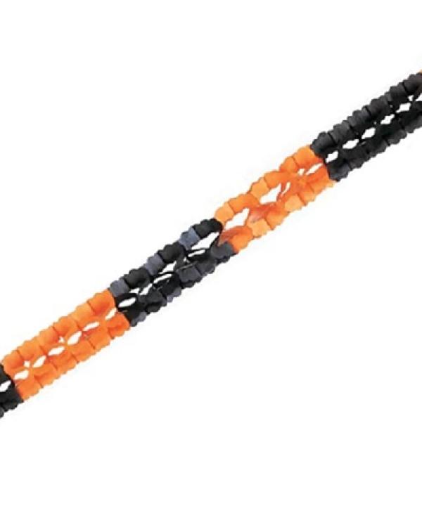 Guirlande halloween noire/orange 4m