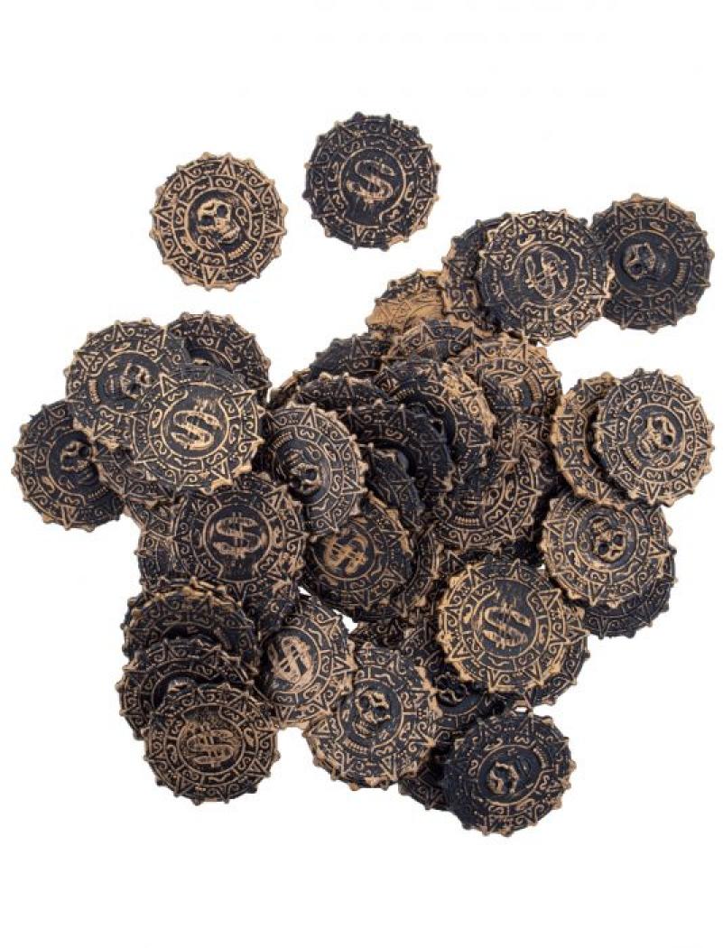 50 vieilles pièces de monnaie