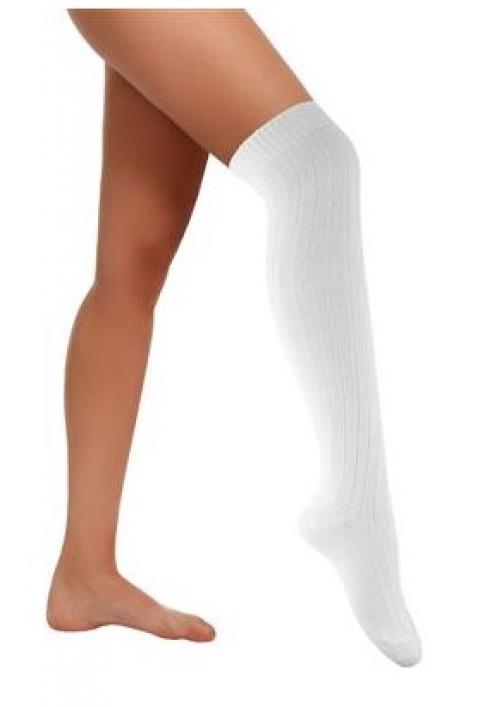 Chaussettes blanches luxe 60cm