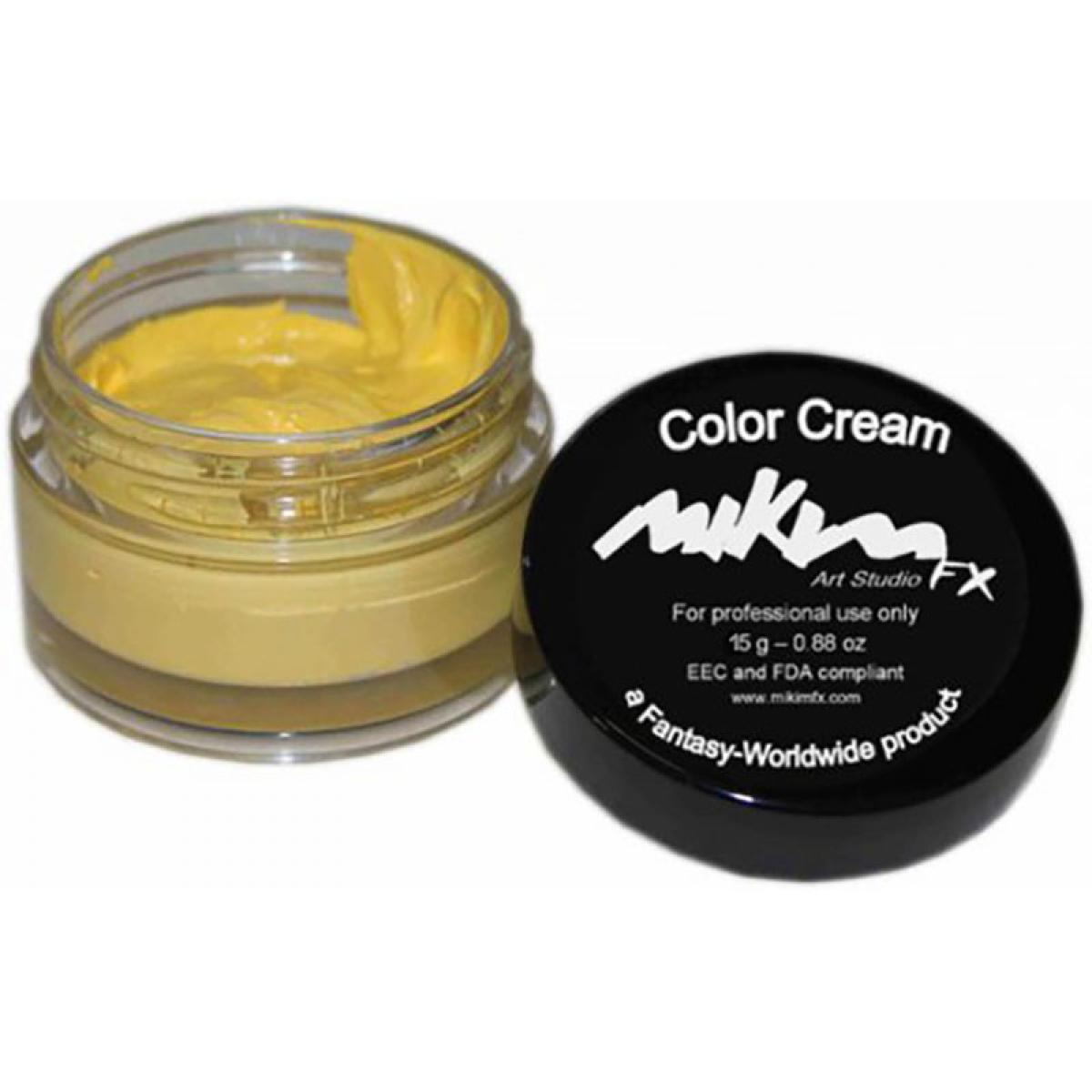 Fard crème Mikim Professionnel jaune citron