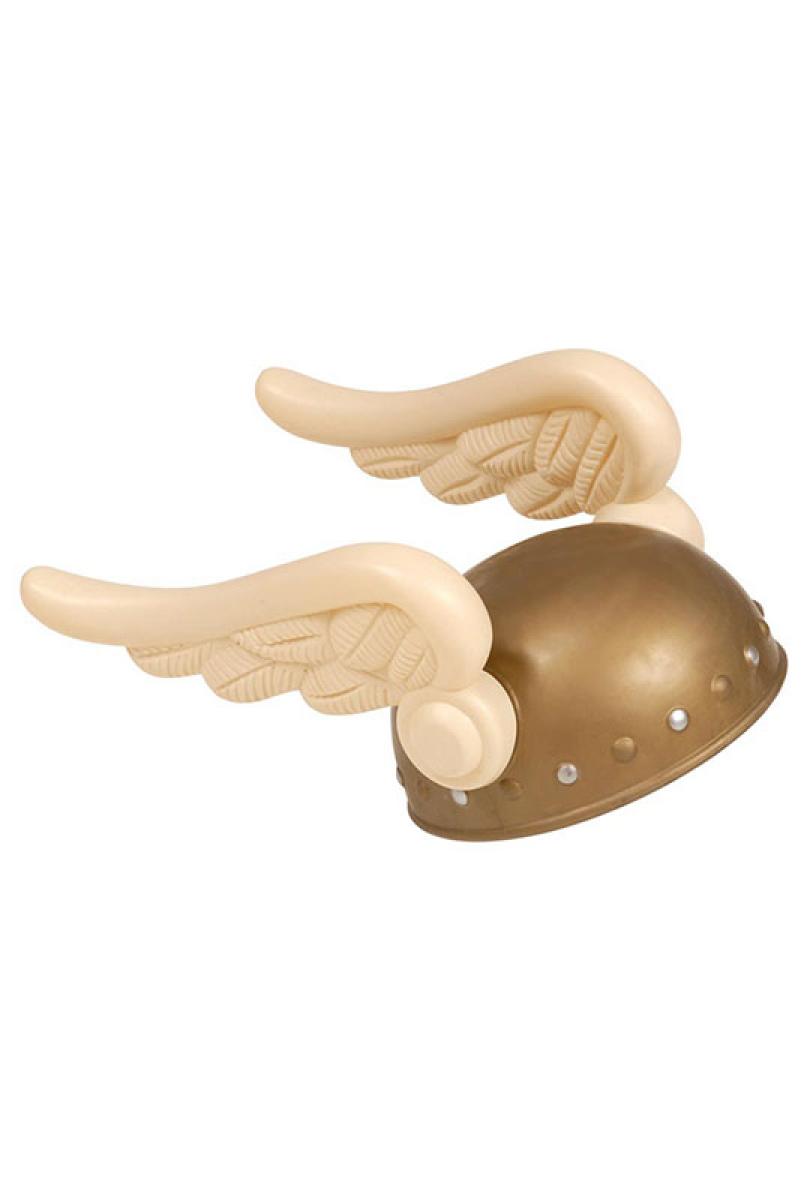 Casque gaulois enfant à ailes