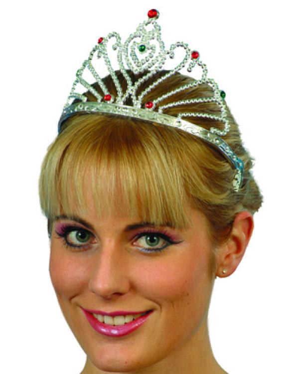 Diadème princesse avec pierres argent