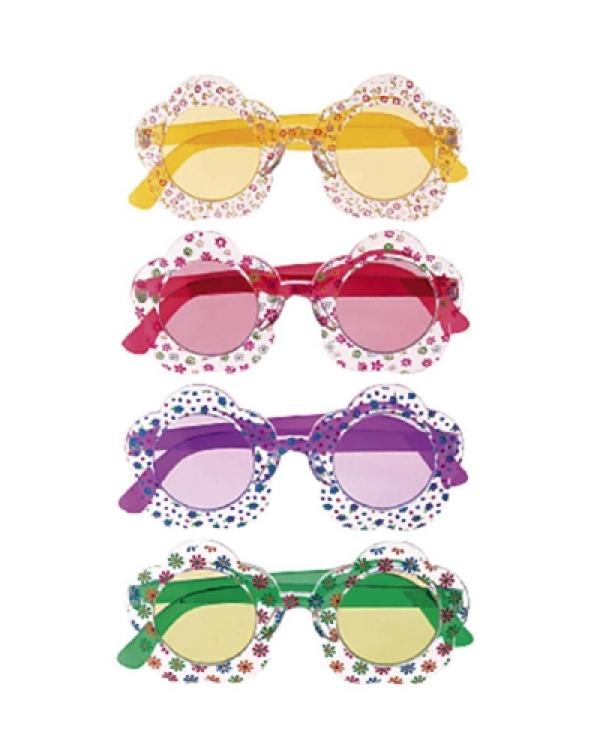 Lunettes hippie fleur (N19)