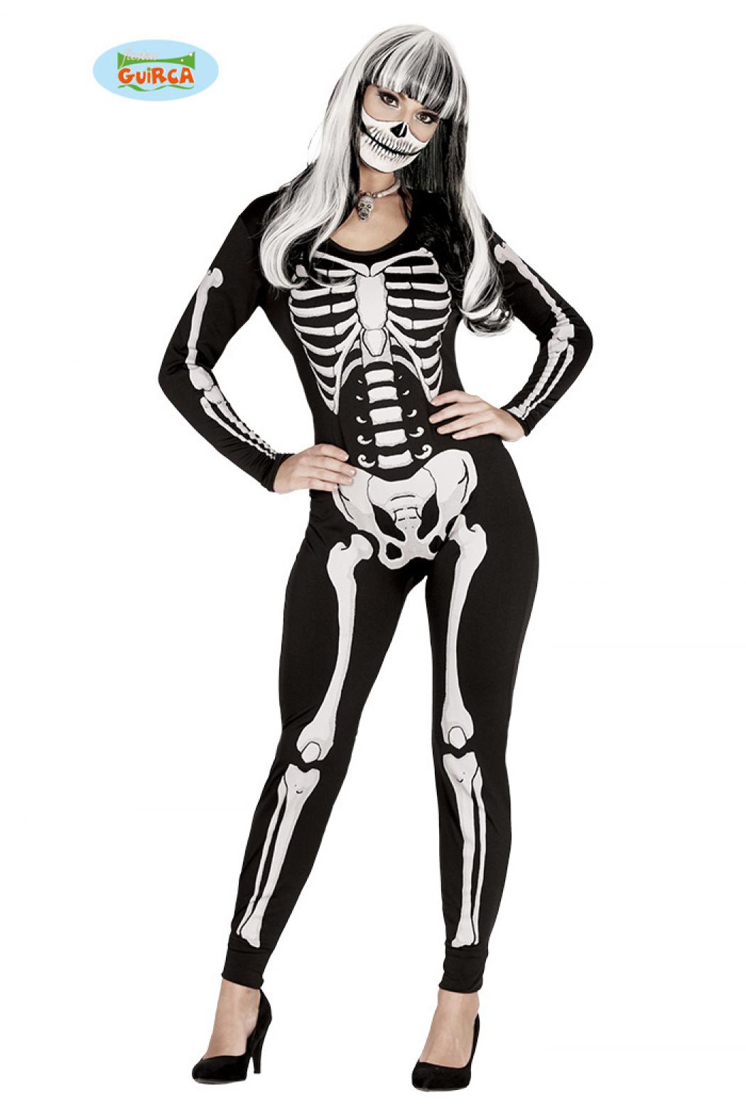 Combinaison squelette noire taille M