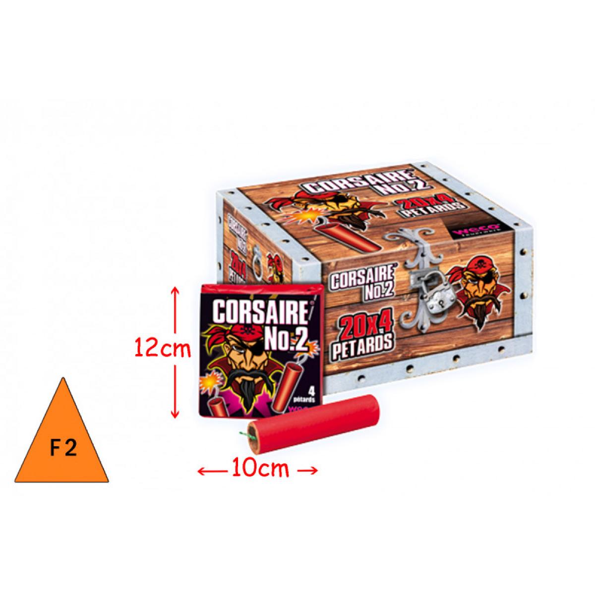 Boite de 80 pétards Corsaire n°2