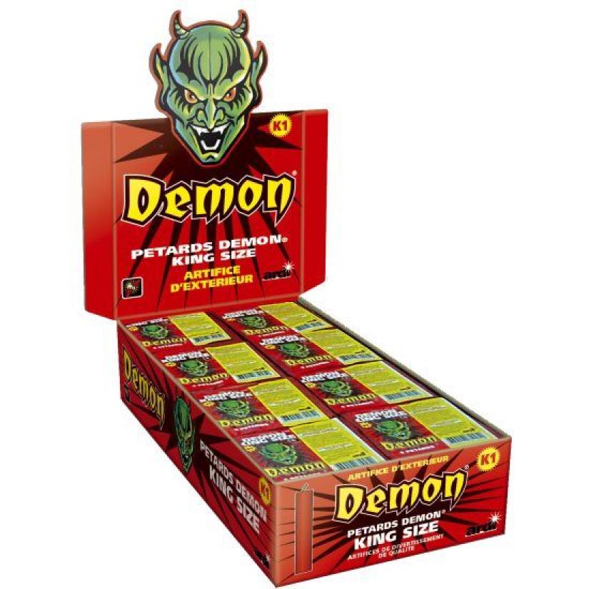 Boite 40 paquets de 6 pétards Demon King Size