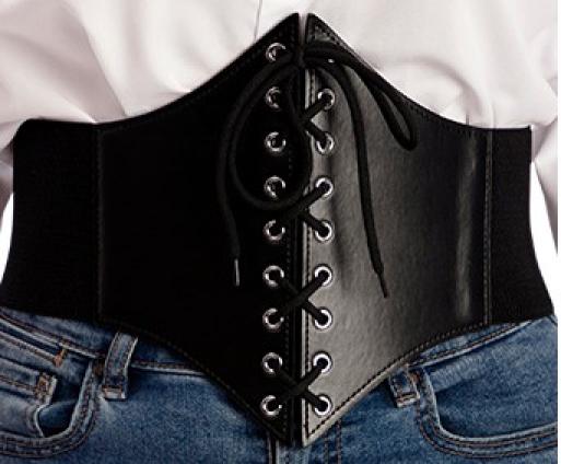 Ceinture corset noir