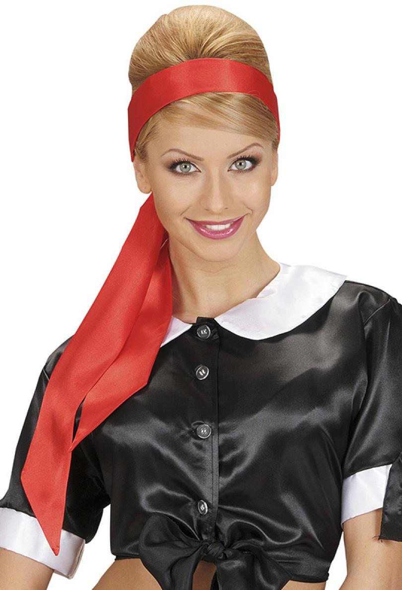 Ceinture ou bandeau de tête rouge