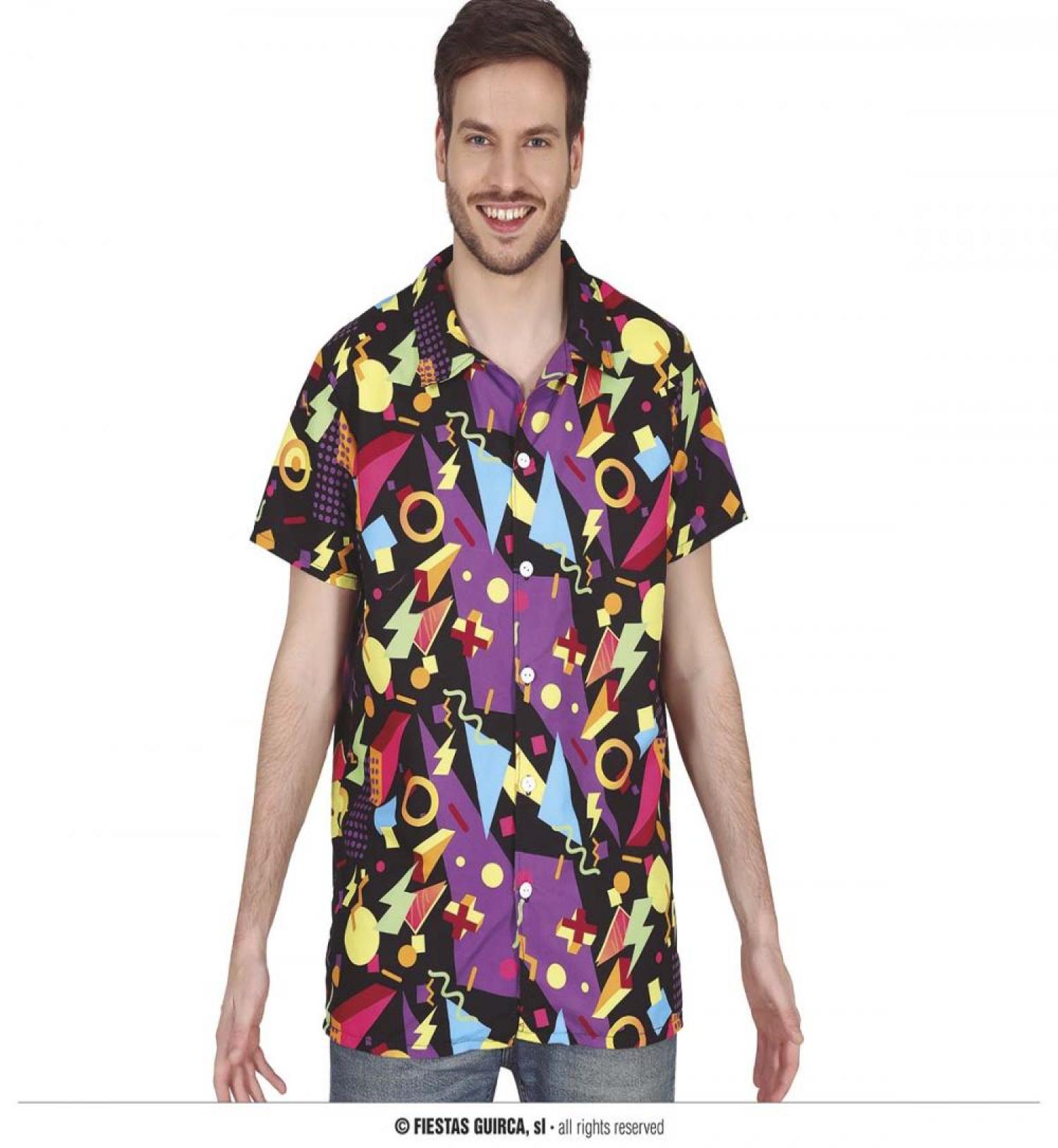 Chemise motifs années 80 taille M/L