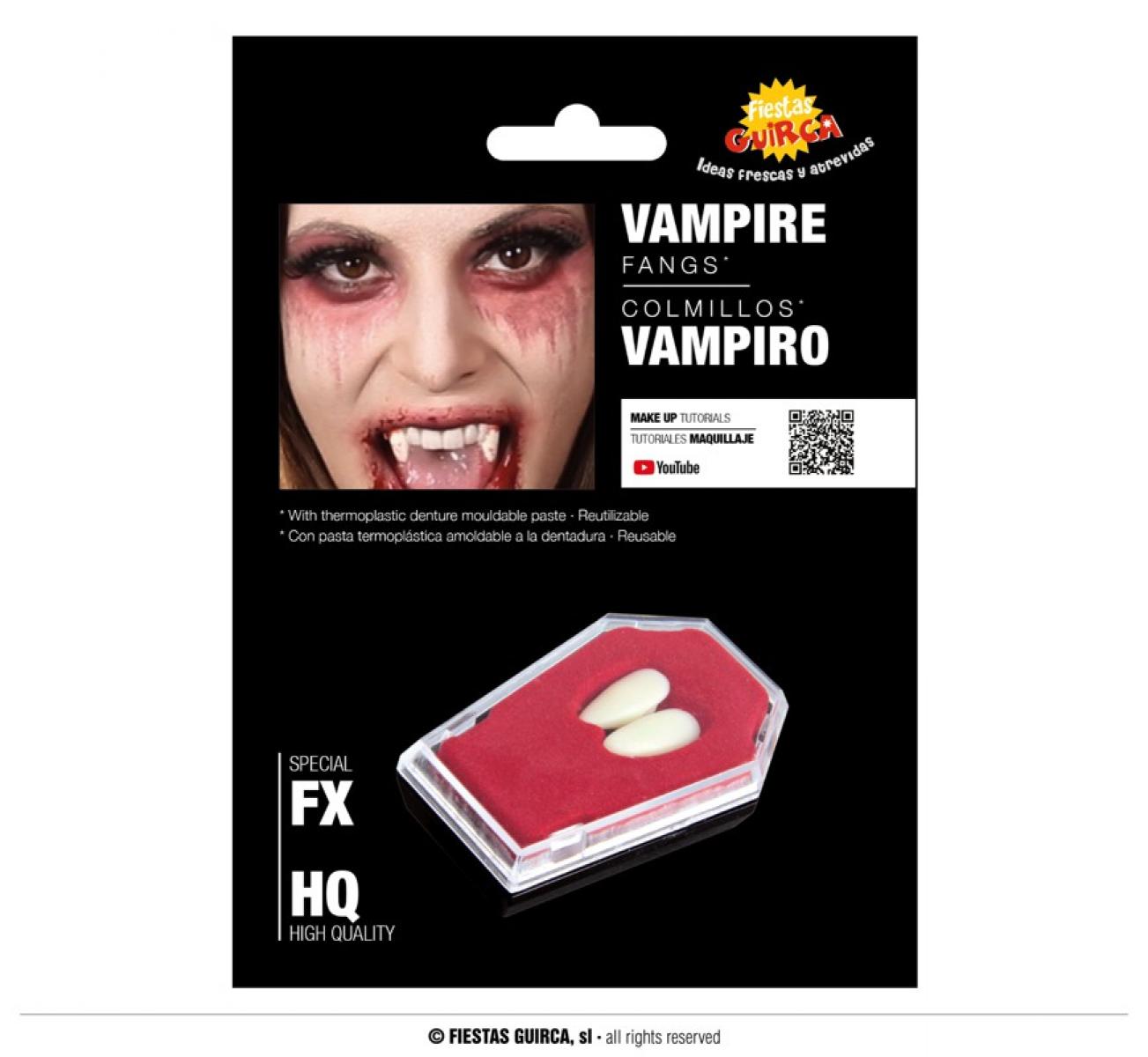 Canines de vampire en thermoplastique